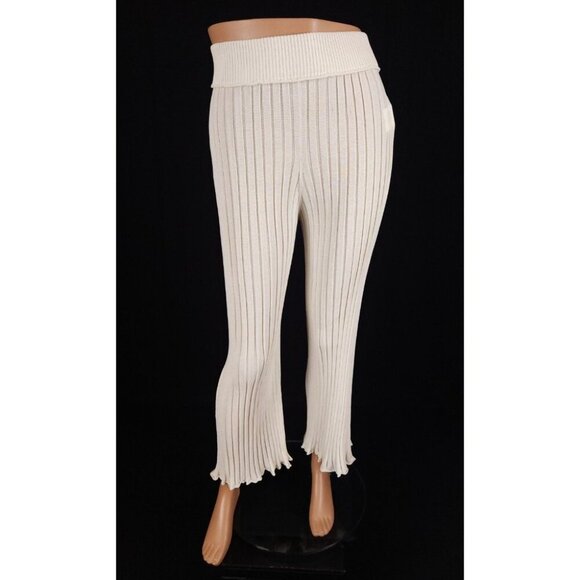 Rus Ombre Lounge Pants Size S Womens Off-White Knit $270 - Picture 2 of 16